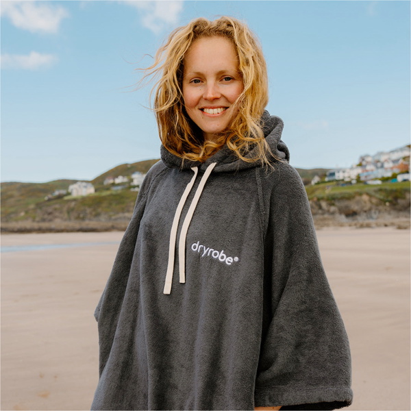 2026 Dryrobe Albornoz De Cambio De Toalla Orgánico ORGANICTCRDS - Dark Slate